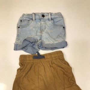 Set of 2 boy shorts Cat & Jack size 12M